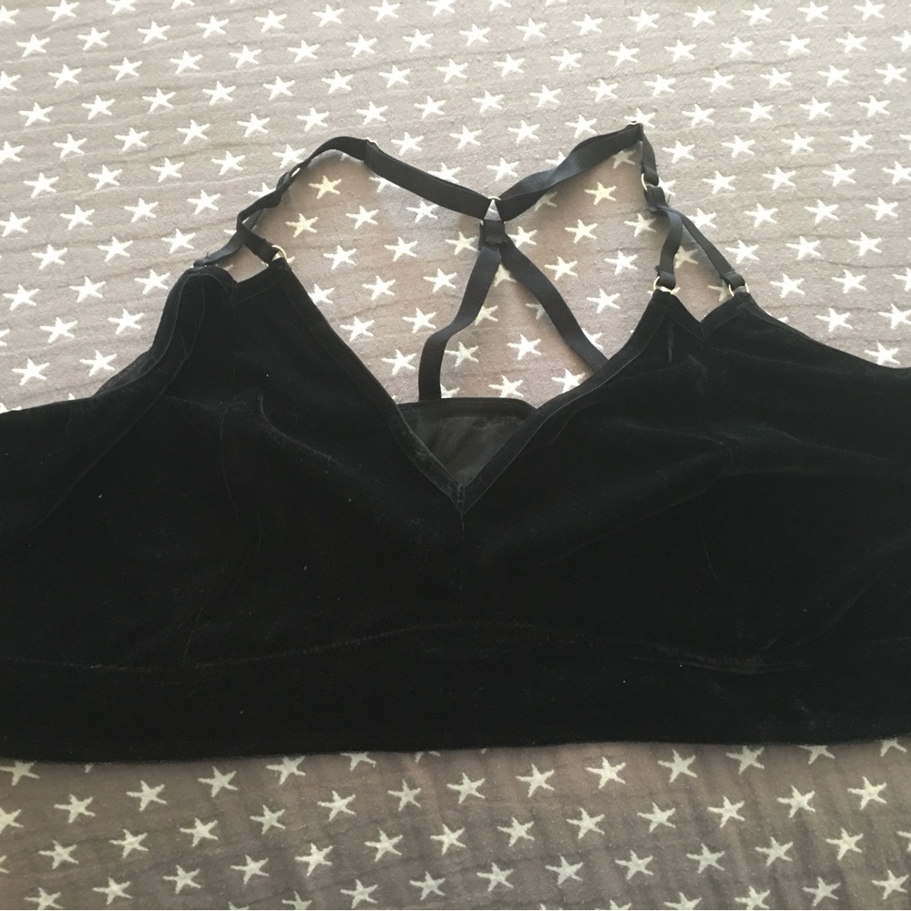 Torrid Black Velvet Bandeau